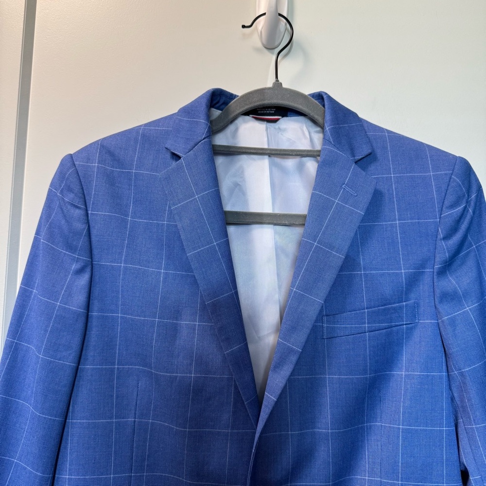 Tommy Hilfiger Blue Plaid Blazer - Picture 3 of 6